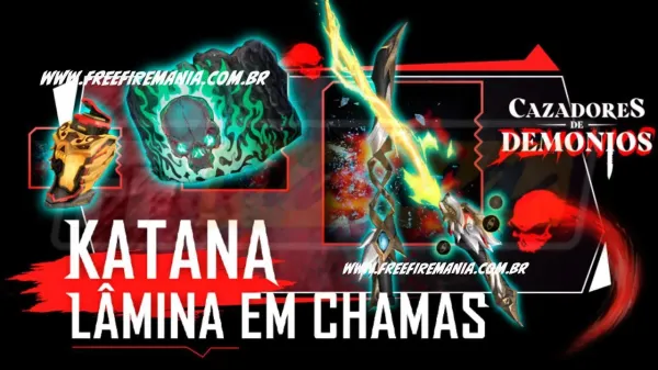 Free Fire: como conseguir Katana - Lamina em Chamas no novo Token Royale