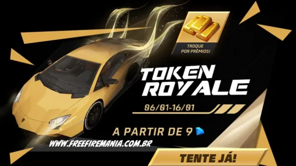 Notícia Free Fire: Free Fire: como conseguir Lamborghini Aventador no novo Token Royale