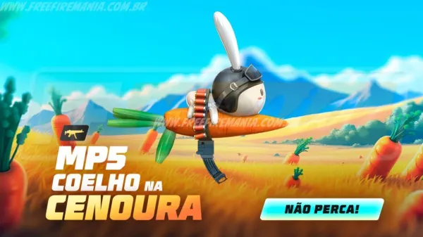 Free Fire: como conseguir MP5 Coelho na Cenoura no Escolha Royale