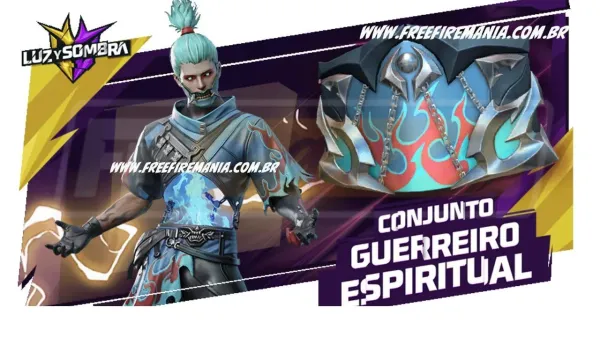 Free Fire: Conjunto Guerreiro Espiritual  no Torre de Tokens. Saiba tudo!
