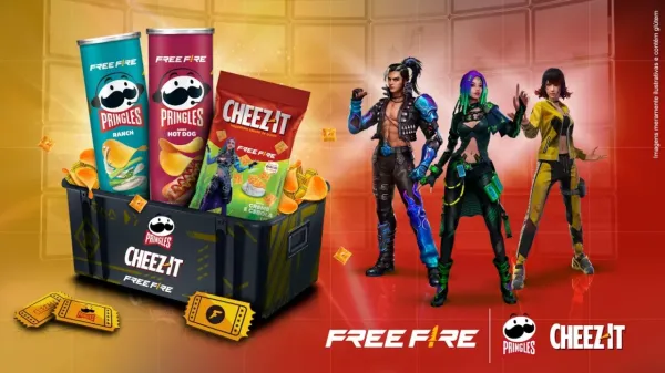 Notícia Free Fire: Free Fire divulga parceria com Pringles e Cheez-it; jogo será tema dos novos sabores