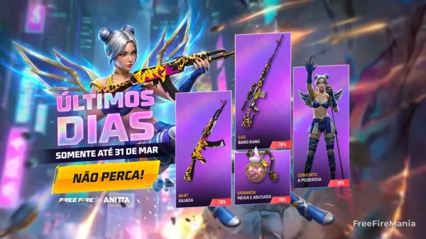 Notícia Free Fire: Free Fire anuncia fim da Anitta com prazo até 31 de março