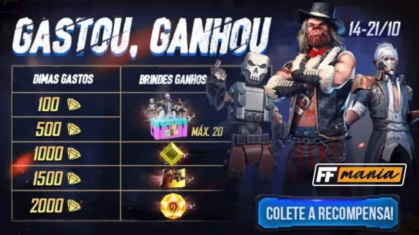 Notícia Free Fire: Free Fire: Garena garante projeto da Incubadora XM8 por 1.500 diamantes