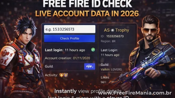 Free Fire ID check tool reveals live account data in 2026