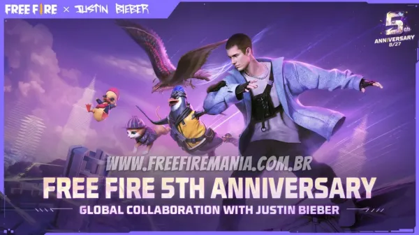 EXCLUSIVO: Garena anuncia la asociación de Free Fire con la estrella Justin Bieber