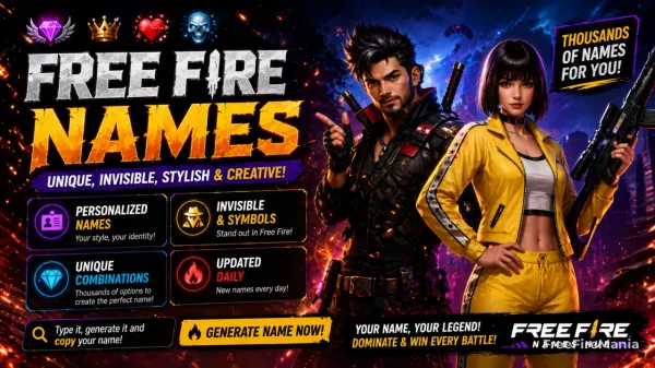 Free Fire Name Free Style: Stylish FF Name Generator