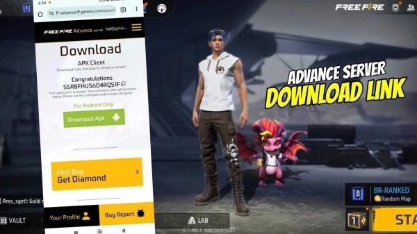 Free Fire: Descarga del nuevo servidor avanzado con enlace directo (APK 66.49.0)