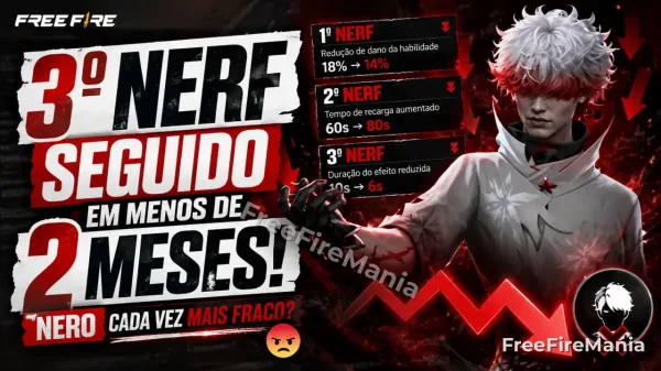 Free Fire OB54 nerfea a Nero y buffa a Chrono; mira los cambios