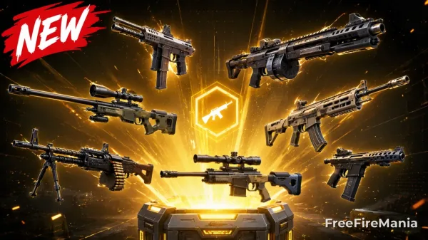 Free Fire OB55: 7 weapons found in the game files