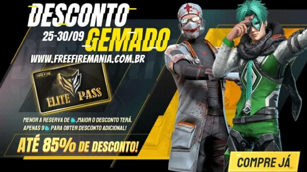 Notícia Free Fire: Free Fire: Passe de Elite barato e com desconto chega neste sábado, saiba como conseguir