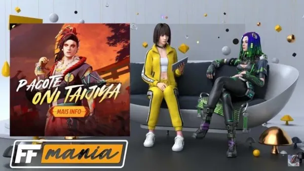 Free Fire: Próximo Diamante Royale recebe o pacote Oni Taijiya