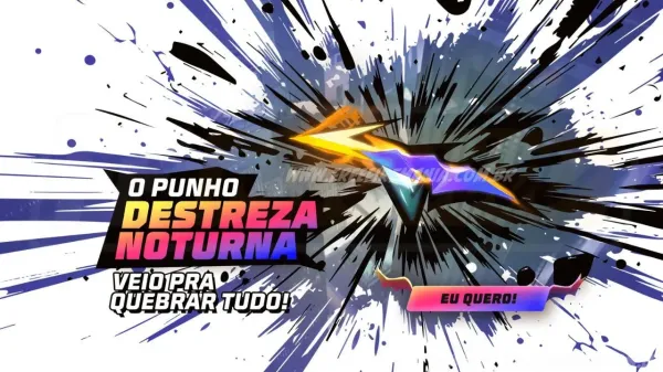 Free Fire: Punho - Destreza Noturna no Torre de Tokens. Saiba tudo!