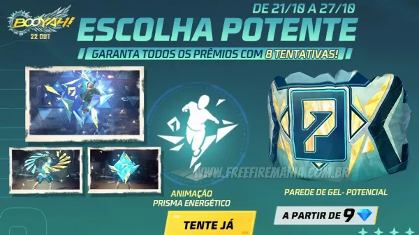 Notícia Free Fire: Free Fire recebe evento “Escolha Potente” nesta sexta (21)