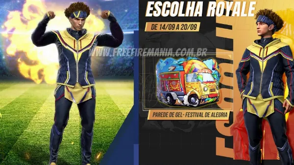 Notícia Free Fire: Free Fire recebe nova edição do Escolha Royale nesta quarta (14)