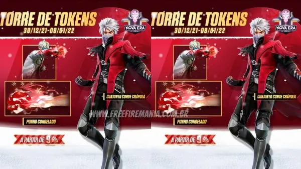 Free Fire recebe o inédito pacote Conde Crápula e Punho Congelado na quinta (30)