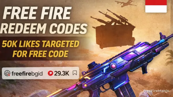 Free Fire Redeem Codes: Garena Ties Release to 50K Likes