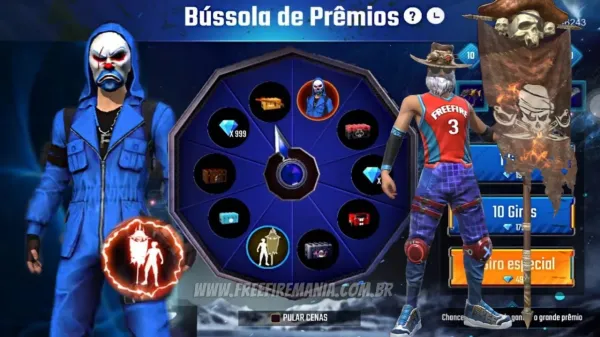 Free Fire retorna ao jogo com emote Bandeirão nesta sexta