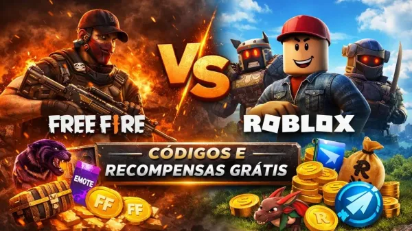 Notícia Free Fire: Free Fire ou Roblox: qual jogo dá mais recompensas grátis?