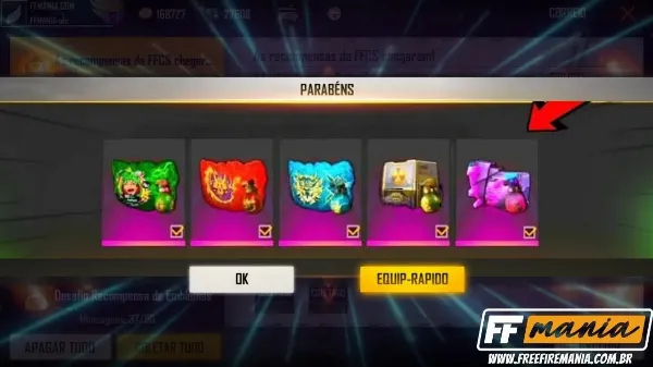 Notícia Free Fire: Free Fire: saiba como pegar as skins da Parede de Gel no evento de Natal 2020