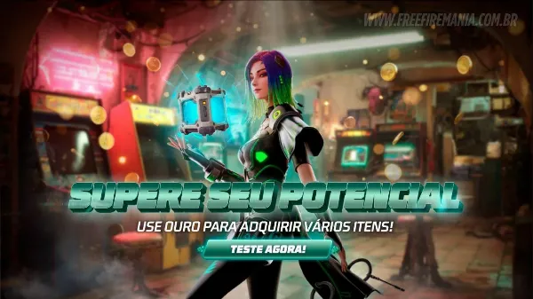 Free Fire: Supere Seu Potencial traz itens por ouro