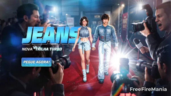 Trilha Turbo do Free Fire traz Conjunto Atitude do Jeans em 19 de agosto