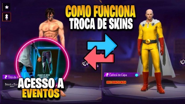 Free Fire permitirá el intercambio de skins; Mira cómo funcionará y cómo desbloquearlo.