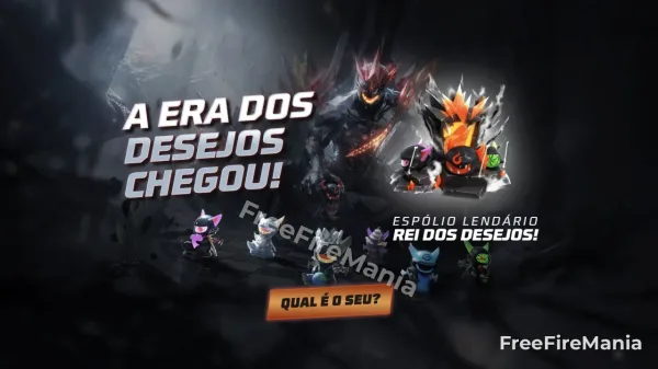 Novo Vira-Carta no Free Fire libera Conjunto Desejos Sombrios; entenda como funciona