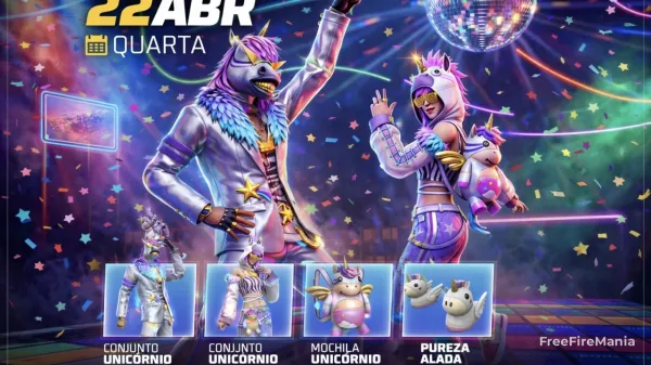 Vira-Carta Free Fire: veja como conseguir Unicórnio Brega no novo evento