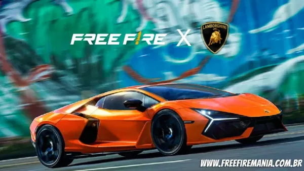 Notícia Free Fire: Free Fire x Lamborghini: Uma velocidade insana chega ao jogo