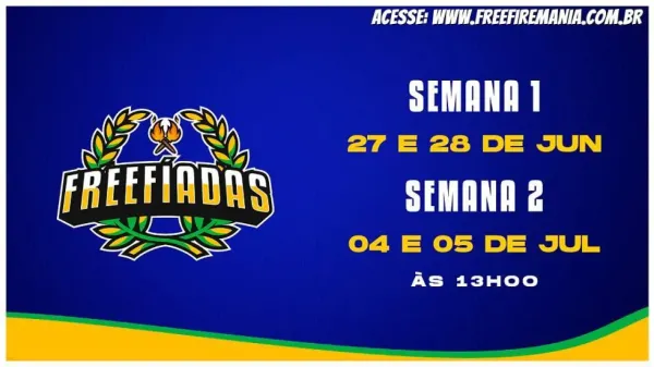 Freefíadas: Free Fire Olympics starts tomorrow!