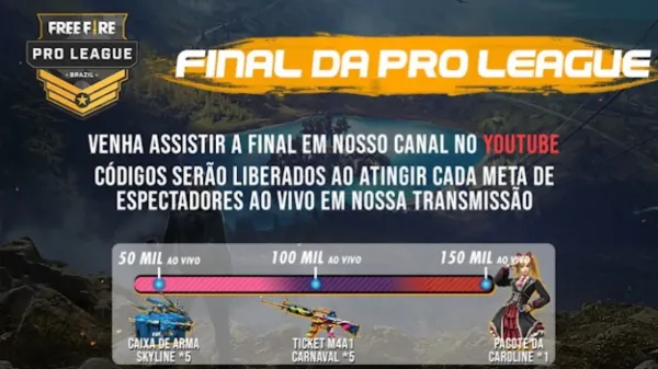 Garena BR Oferece Caroline como Brinde em Evento da Copa Pro League
