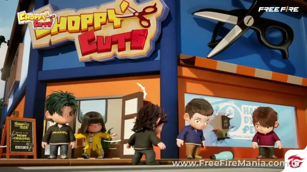 Notícia Free Fire: Garena confirma personagens de Free Fire em Choppy Cuts