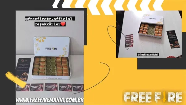 Garena distribui 1 tonelada de Baklava aos jogadores do Free Fire