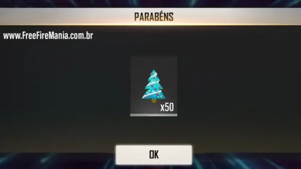 Garena Envia 50 Tokens de Árvore de Natal Grátis no Free Fire