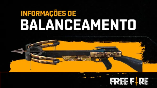 Notícia Free Fire: Garena Reduz o Drop da Crossbow no Free Fire para Balancear Jogo