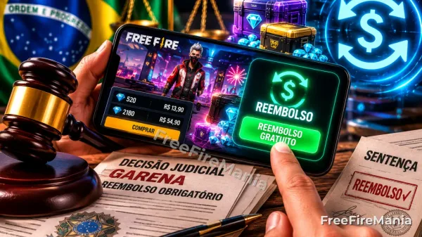 Justiça obriga Garena a criar sistema de reembolso gratuito no Free Fire