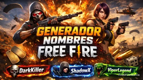 Generador y Creador de Nombres para Free Fire con Letras