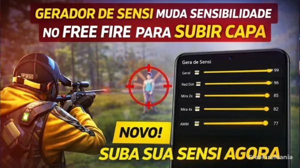 Notícia Free Fire: Gerador de Sensi muda sensibilidade no Free Fire para subir capa