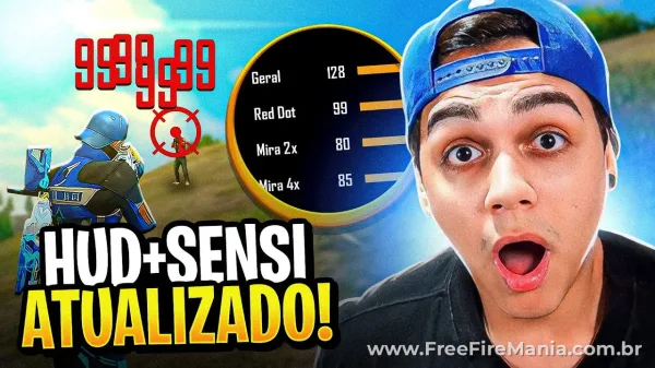 Notícia Free Fire: HUD do Freitas 2026 no Free Fire: código oficial e sensibilidade