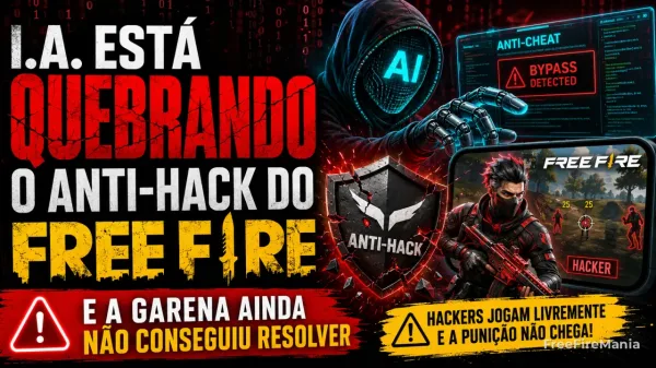 Anti-hack do Free Fire foi quebrado por IA — e ainda não tem solução