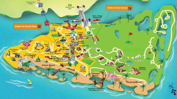 Notícia Free Fire: Ilha de Sentosa: A Inspiração Real no Mapa Bermuda de Free Fire