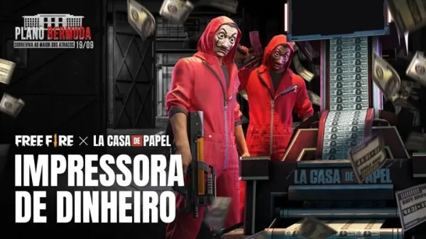 Notícia Free Fire: Impressora de Dinheiro Free Fire: como ganhar as recompensas do evento
