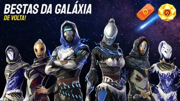 Incubadora Bestas da Galáxia de volta ao Free Fire