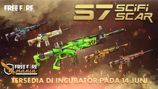 Notícia Free Fire: Incubadora da Scar A Besta retorna ao Free Fire