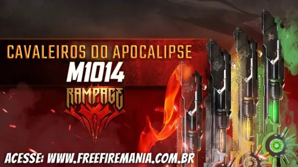 4 skins da M1014: a nova Incubadora de armas do Free Fire
