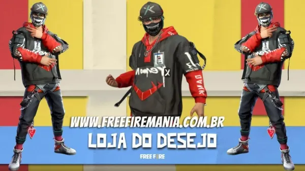 Loja do Desejo Free Fire 14.0: como pegar pacote Caveirinha
