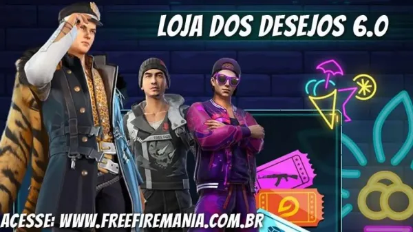 Loja dos Desejos 6.0 chega na sexta ao Free Fire