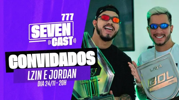 Notícia Free Fire: Lzinn e Jordan são os convidados do próximo episódio do SevenCast
