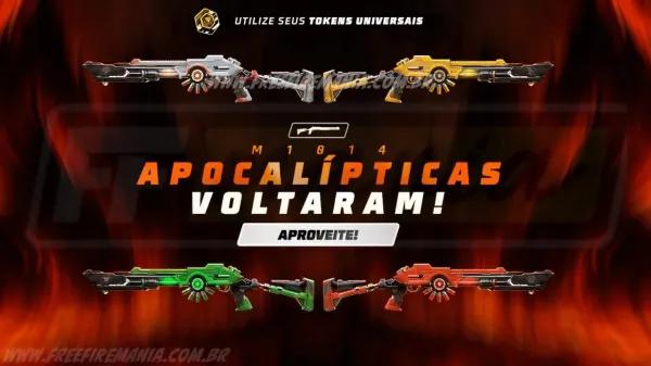 Notícia Free Fire: Free Fire: como conseguir M1014 - Apocalípticas no Token Royale