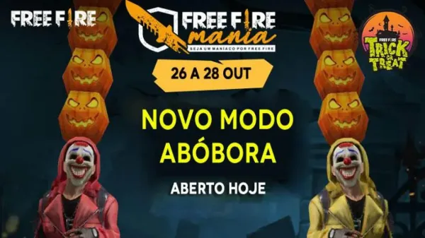 Notícia Free Fire: Novo Modo Abóbora no Free Fire: Experiência Exclusiva de Halloween
